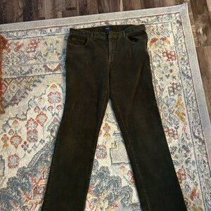 Chaps Men's Dark Green Straight Jeans